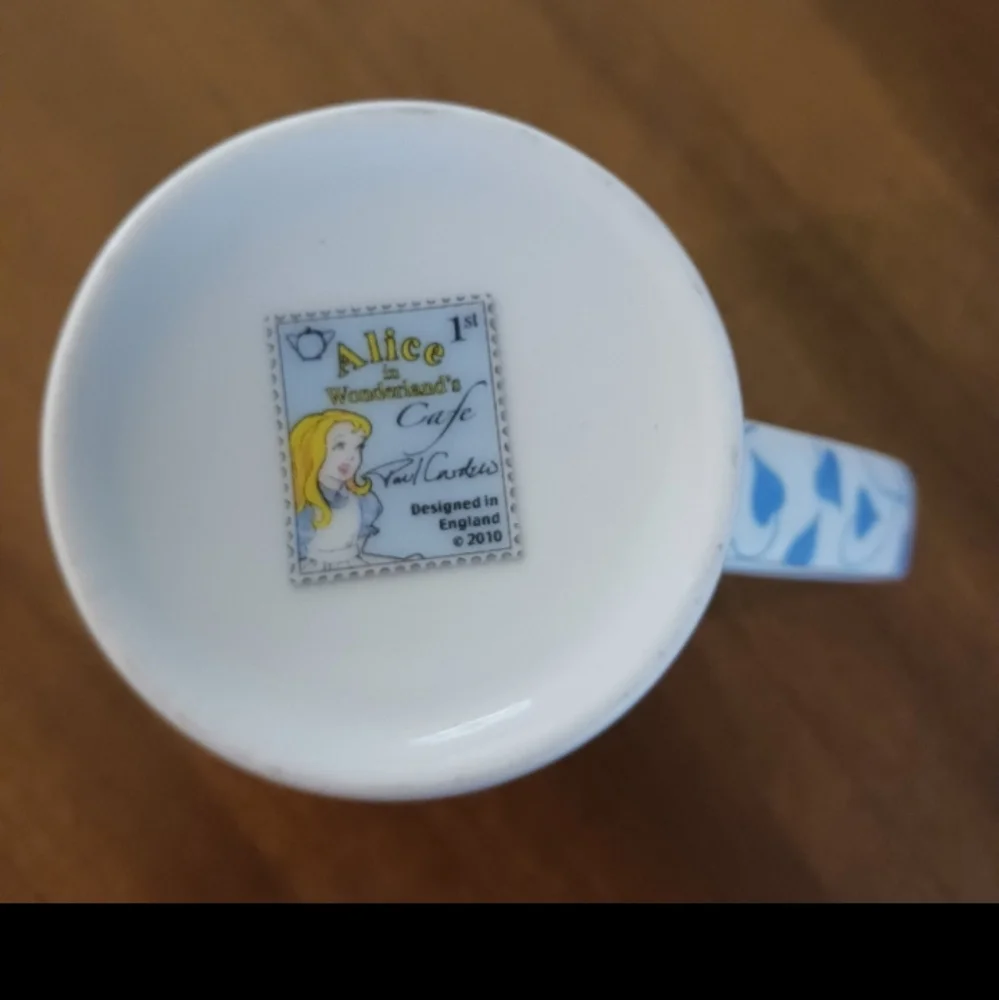 Coffee Cup Mug PAUL Cardew 2008 Alice In Wonderland Queen Of Hearts Coll…